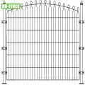 Double Wire Welded Arch Top Decotive Mesh Fence